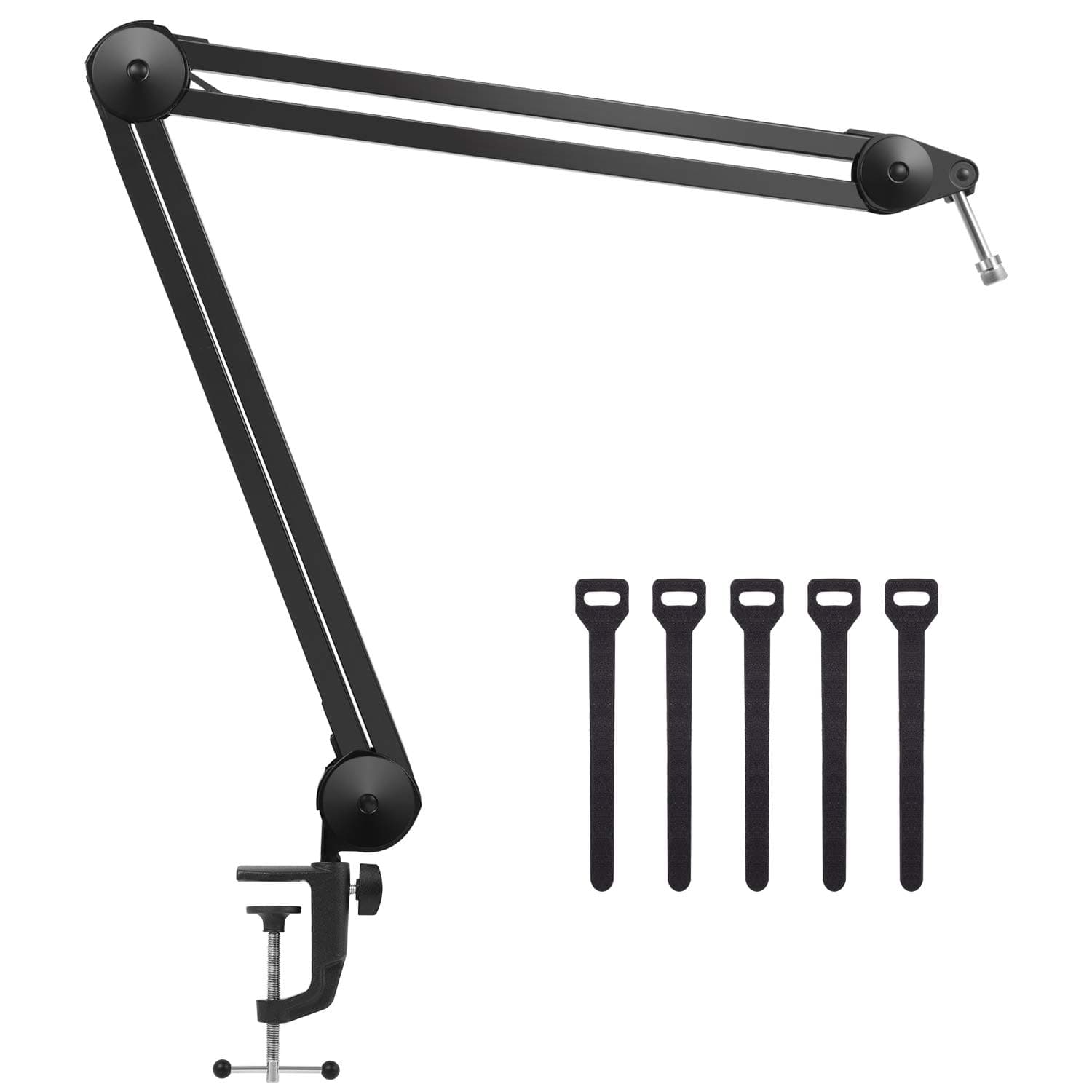 InnoGear Microphone Arm Stand, Heavy Duty Mic Arm Microphone Stand Suspension Scissor Boom Stands with Mic Clip and Cable Ties for Blue Yeti Snowba...
