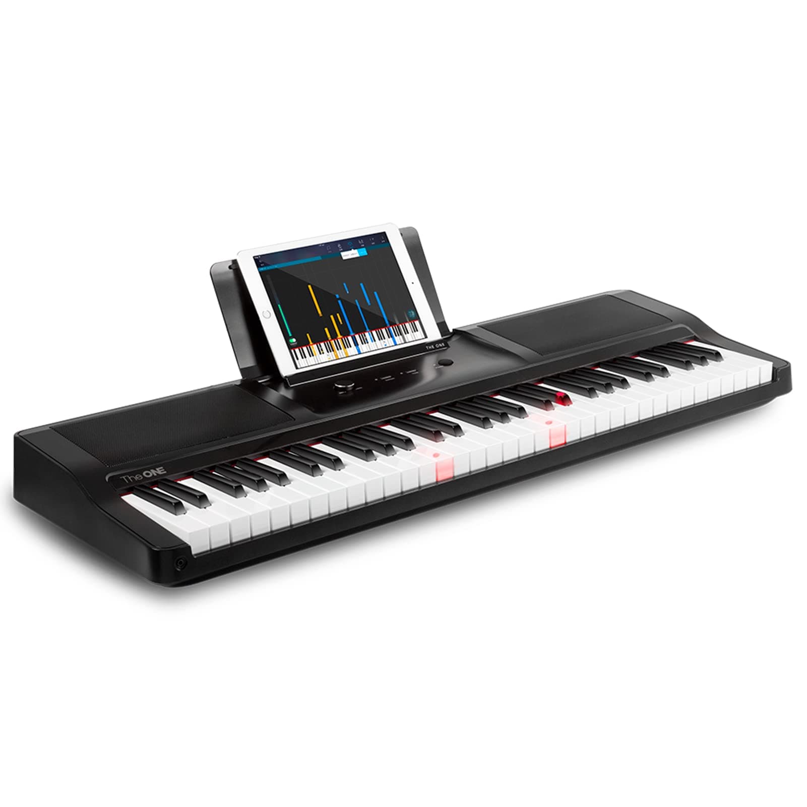 The ONE Smart Piano Keyboard with Lighted Keys, Electronic Piano 61 Keys, Electronic MIDI Keyboard, Home Digital Music Keyboard, Teaching Portable ...
