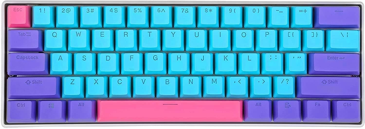 BOYI Wired 60% Mechanical Gaming Keyboard,61 Mini RGB Cherry MX Switch PBT Keycaps NKRO Programmable Type-C Keyboard for Gaming and Working (Joker ...