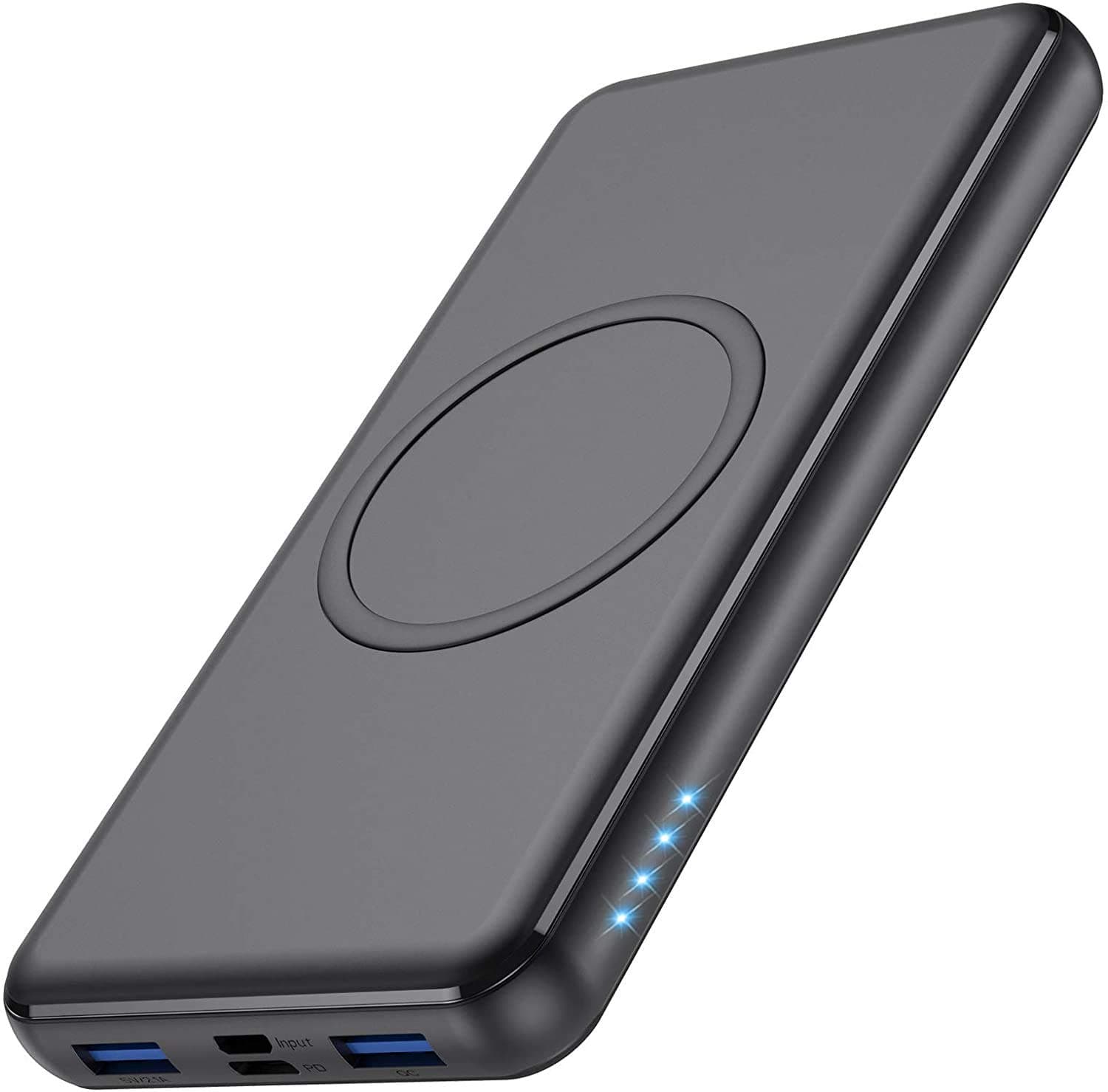 Ekrist Wireless Portable Charger Power Bank, PD 26800mAh Quick Cell Phone Wireless Charging, 2 Input+4 Output QC3.0 External Power Delivery USB-C B...