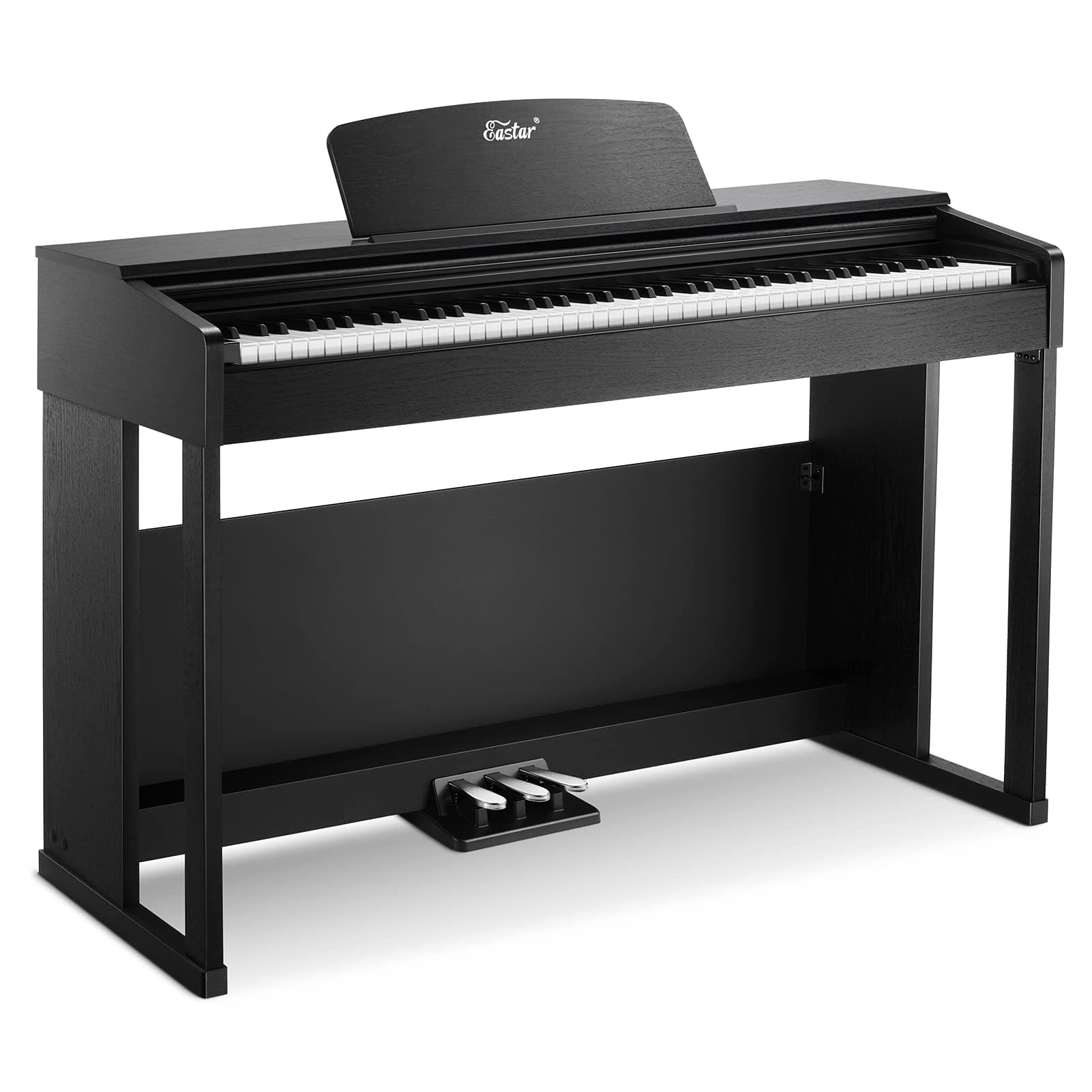 Digital Piano 88 Key Fully-weighted, Eastar EP-150 Keyboard Piano for Beginner & Professional, with Graded Hammer Action Keys, Triple Pedal, 128 Po...