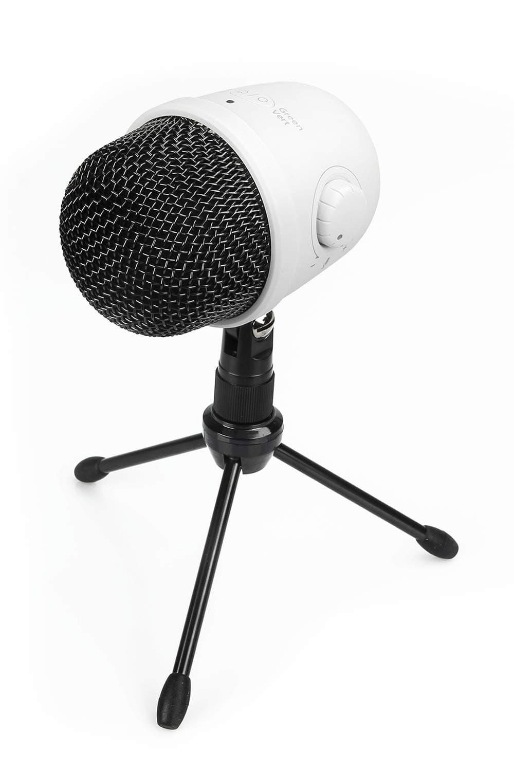 Amazon Basics Desktop Mini Condenser Mic Microphone - White