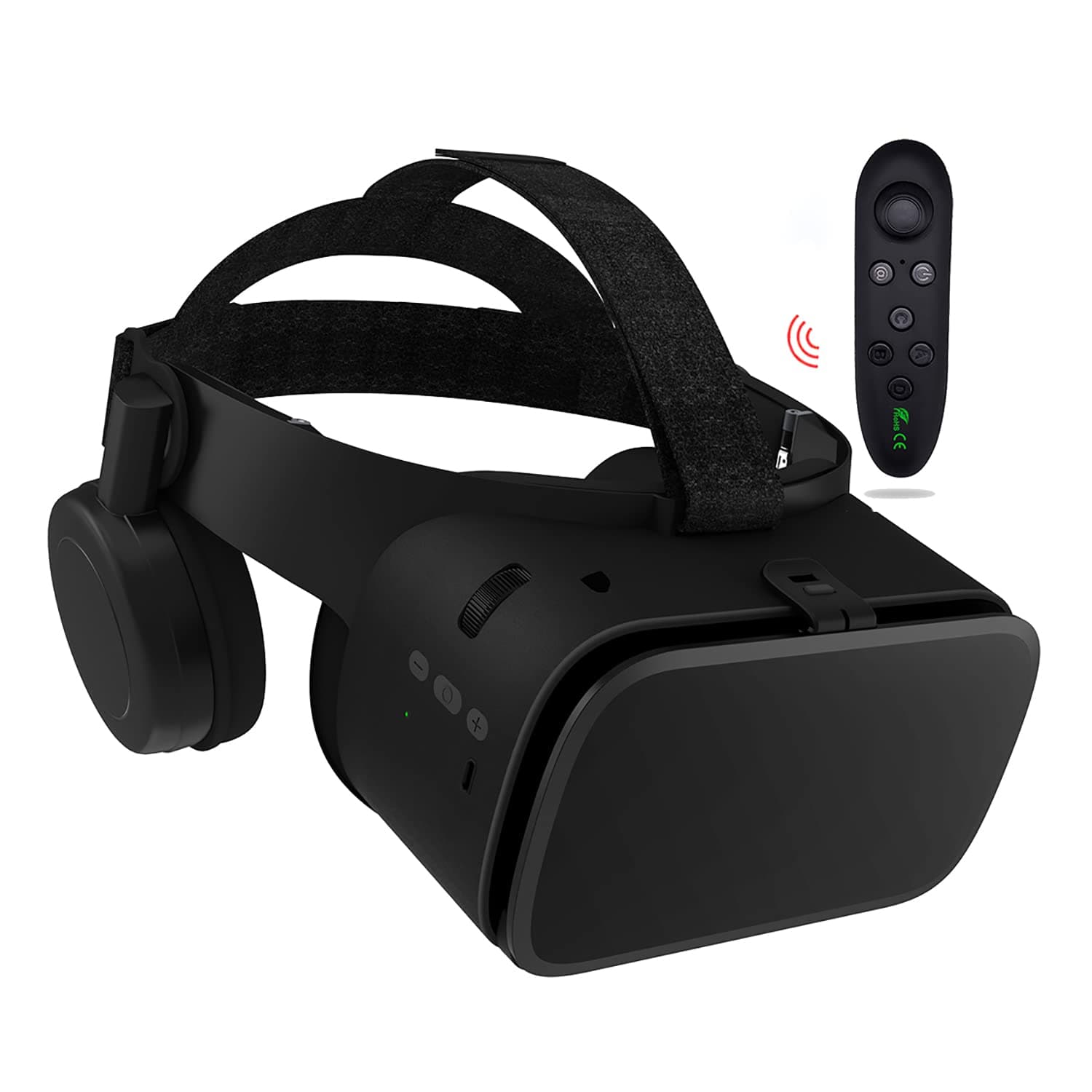 Thafikzi Virtual Reality Headset VR Headset with Remote Control for Phones Gear VR for iPhone/ Android Phones Bluetooth VR Glasses for Apple Phones...