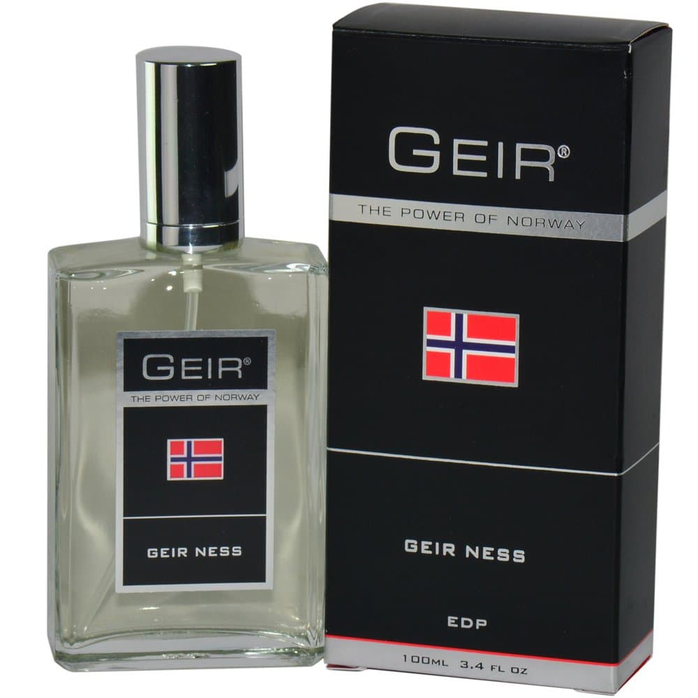 Geir Ness Eau de Parfum Spray For Men - Long Lasting Fresh, Cool Scent - Mix of Refreshing Norwegian Mountain Fragrance - 3.4 oz