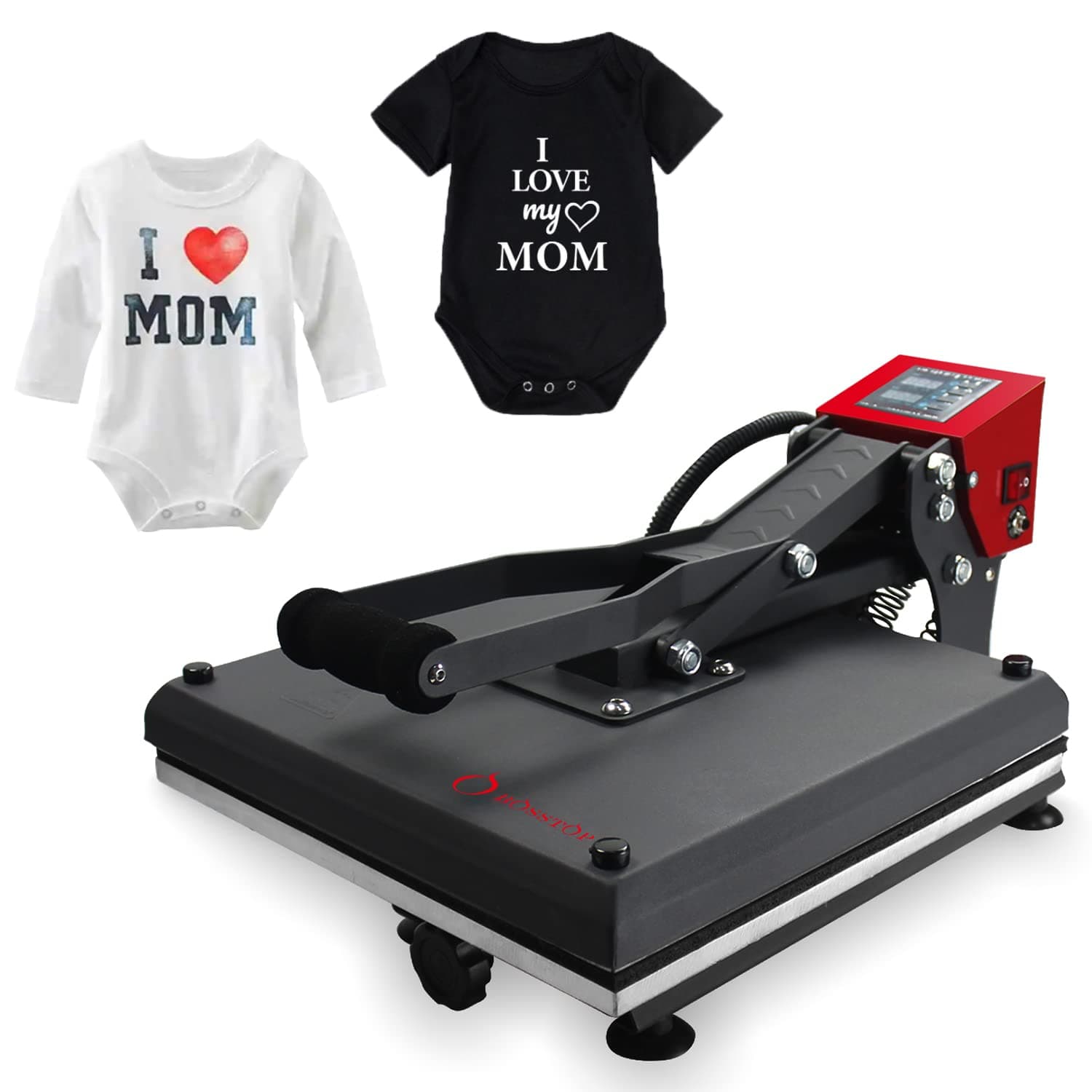 15x15 inch Heat Press Digital Industrial Heat Transfer Machine Sublimation Printer Press Heat Press Machine for T-Shirts Tote Bags Pillowcase Phone...