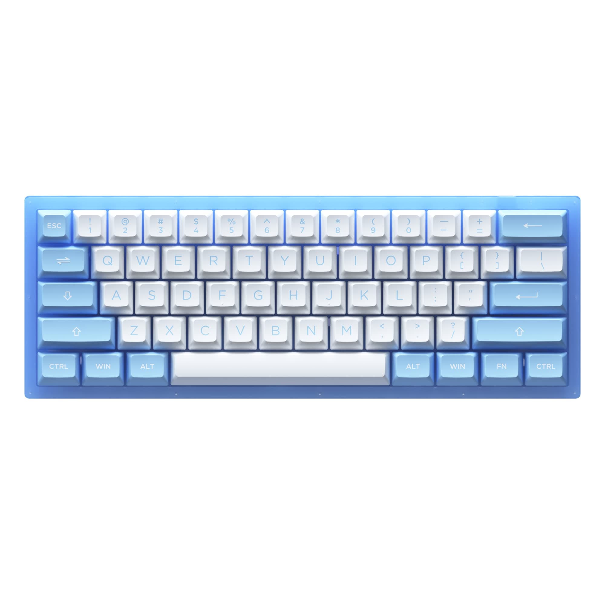 EPOMAKER AKKO ACR61 Doll of The Princess 61 Keys Hot Swappable RGB Wired 60% Mechanical Gaming Keyboard with Acrylic Translucent Case, Extra ASA PB...