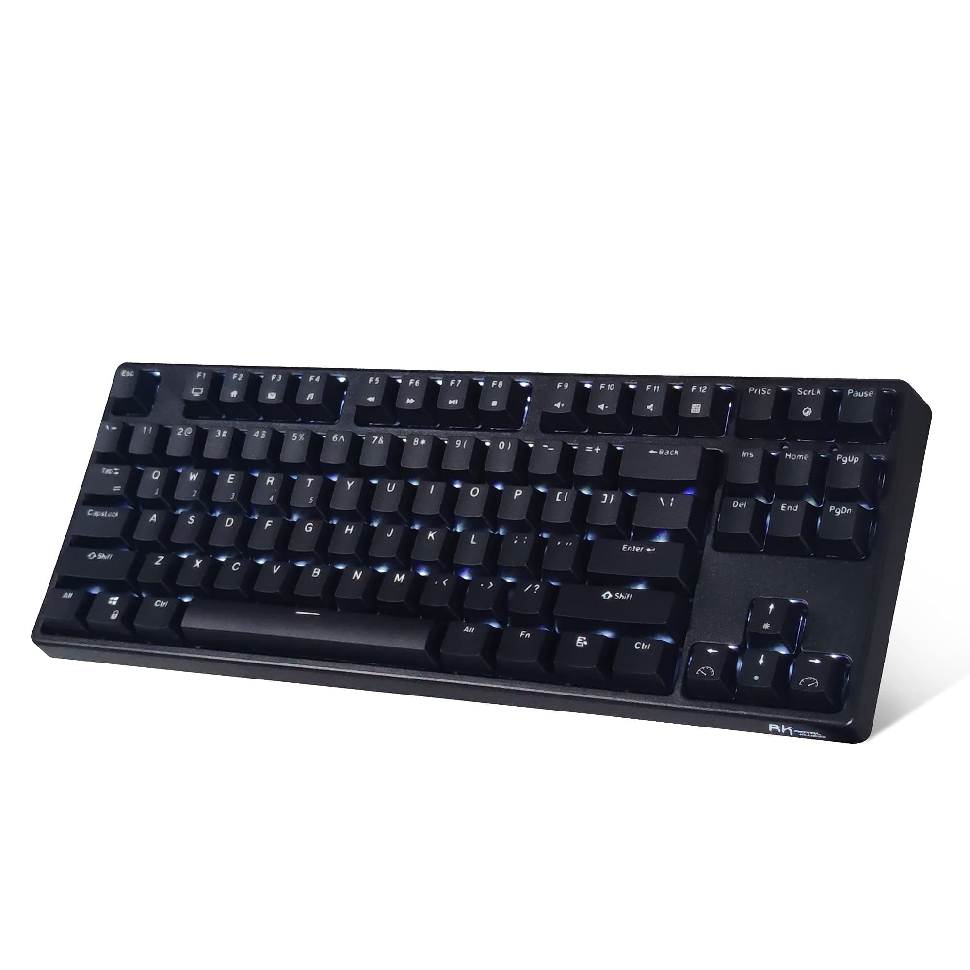 RK ROYAL KLUDGE Mechanical Keyboard 87 Keys White LED Backlight Tenkeyless Wired/Wireless Bluetooth Keyboard Gaming/Office for iOS Android Windows ...