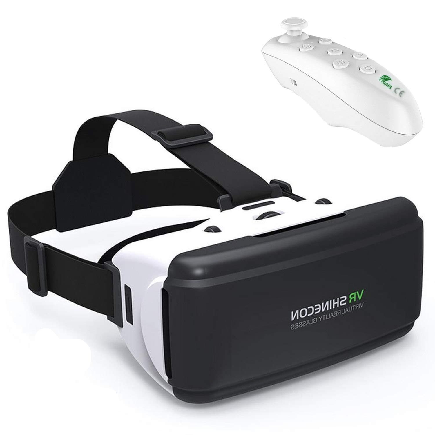 3D Headset VR Glasses 360°Movie Game Viewer w/Remote Teen Boy Girl Adult Gift, Compatible for iPhone X XR XS 8 7 6 Plus Samsung Galaxy S9 S8 S7 S6 ...