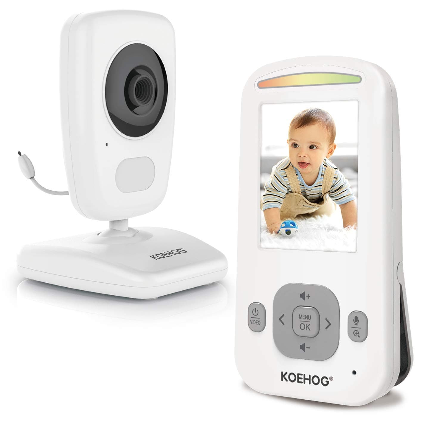 Baby Monitor w/Spectacular Vertical Screen, Slim-Designed Handheld, Extra Long Range, Secure Wireless Technology, Camera Built-in Auto Night Vision...