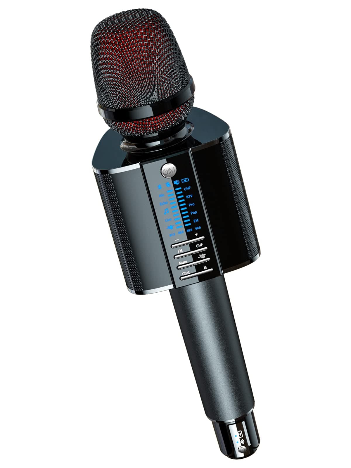 BONAOK Karaoke Microphone,2022 Version Bluetooth Wireless UHF Karaoke Mic Speaker, Portable Handheld Karaoke Machine Compatible with Car/Phones/PC ...