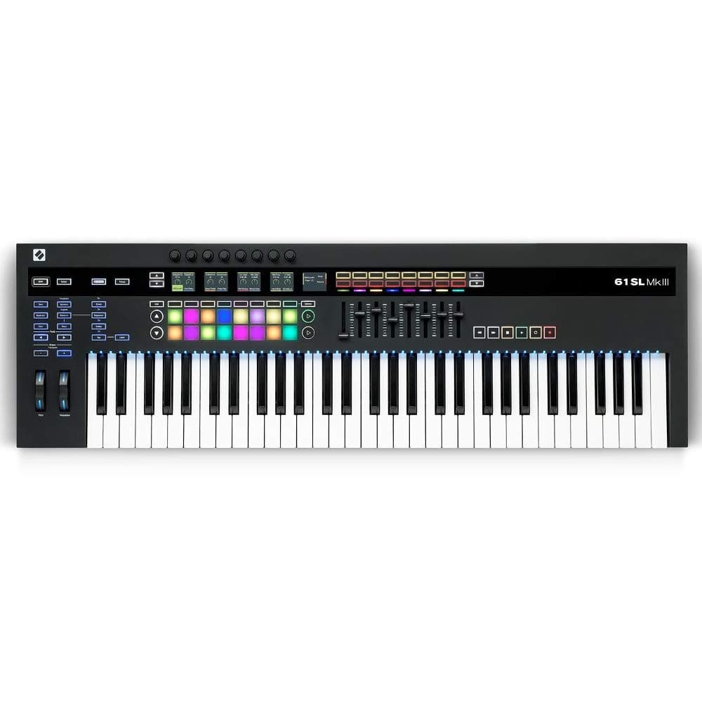 Novation 61SL MkIII, Midi & CV equipped Keyboard Controller with 8 Track Sequencer