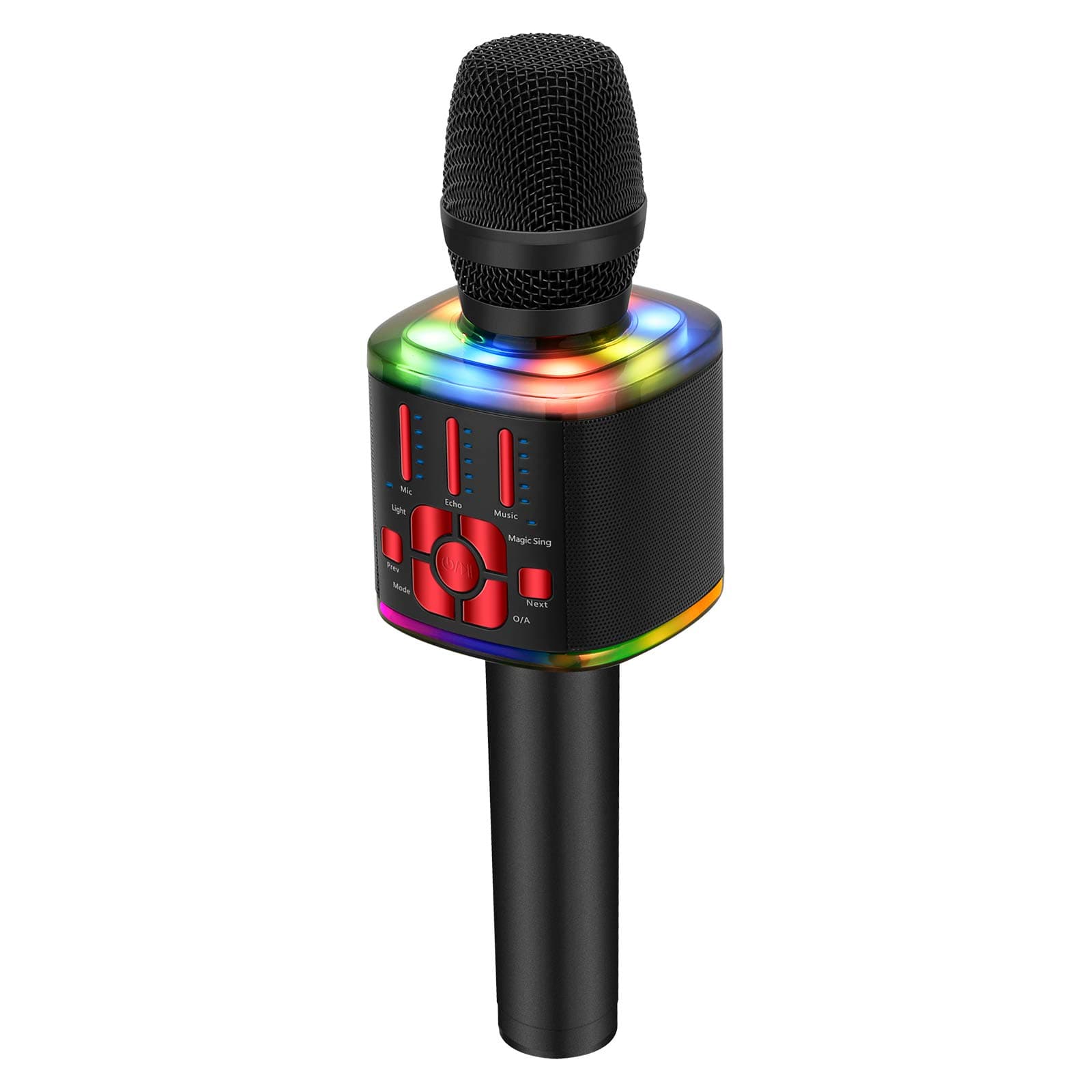 BONAOK Wireless Bluetooth Karaoke Microphone with Magic Voice, Portable Handheld Mic and Speaker Machine for Home Party Birthday PC/All Smartphones...