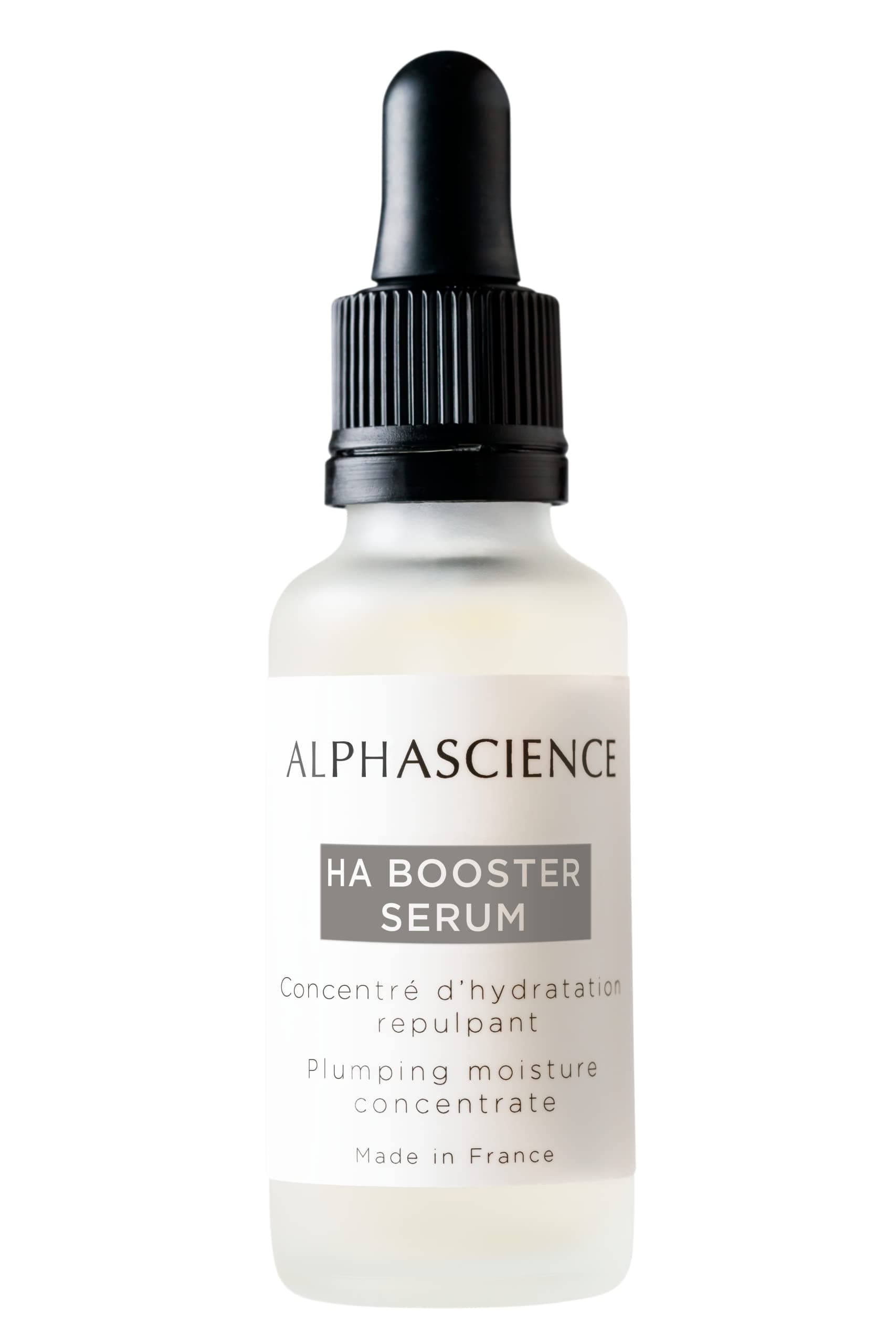ALPHASCIENCE HA Booster Serum 30 ml / 1 Fl Oz - plumping moisture concentrate - restructures the skin - deep hydratation - dry to normal skin - Mad...
