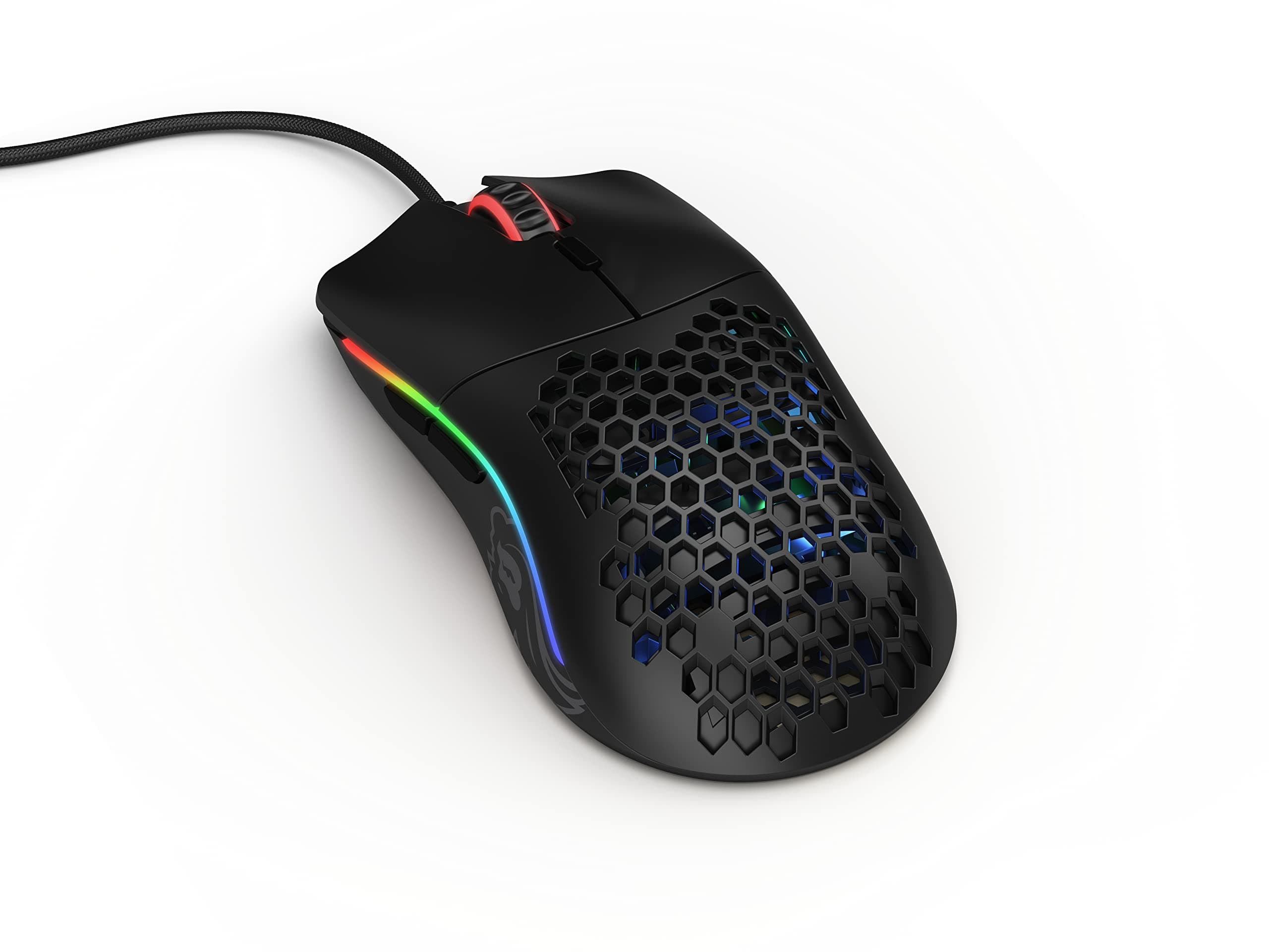 Glorious Model O- (Minus) Wired RGB 58g Lightweight Gaming Mouse, Matte Black (GOM-Black)