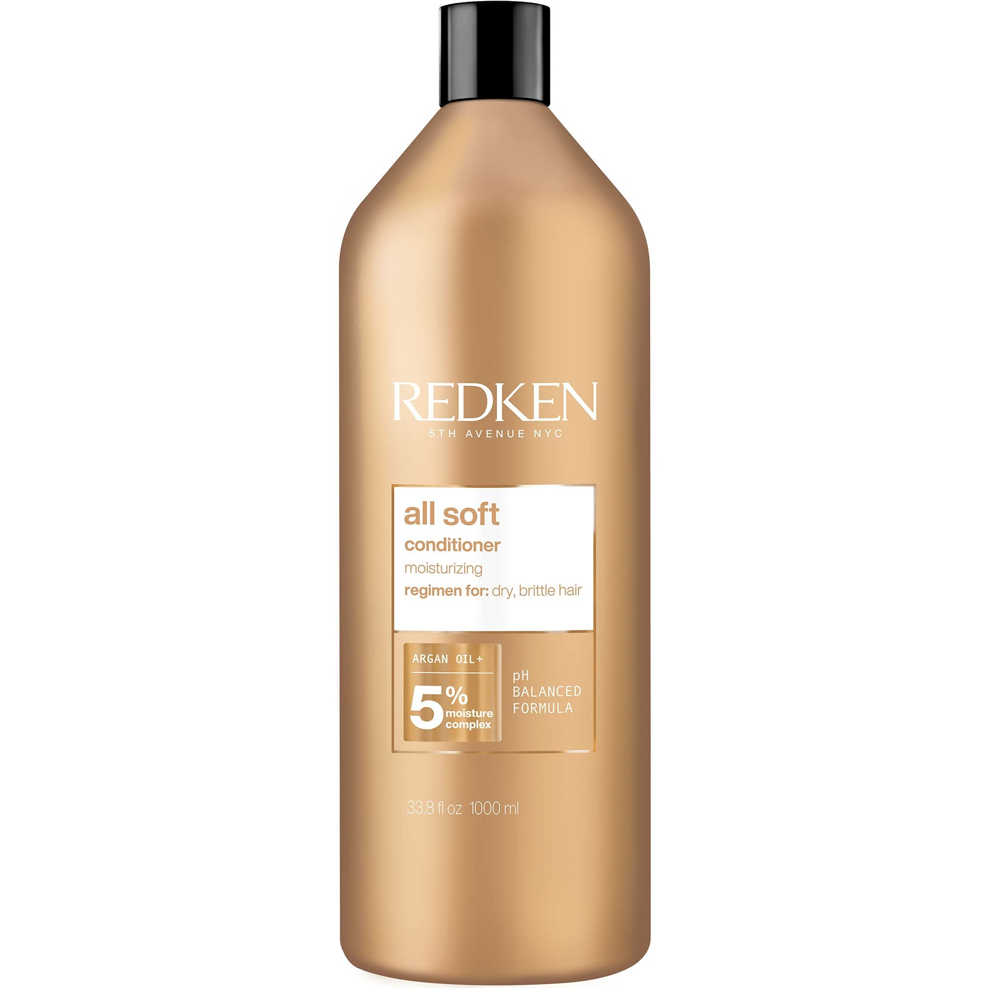 Redken All Soft Conditioner | For Dry/Brittle Hair | Moisturizes & Provides Intense Softness | With Argan Oil