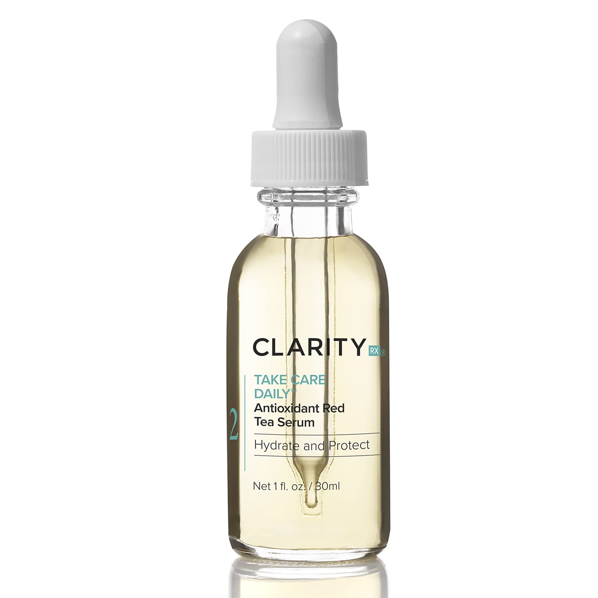 ClarityRx Take Care Daily, Plant Based Antioxidant Serum with Red Tea for All Skin Types, Hydrates & Protects Skin, Paraben Free, Natural Skin Care...
