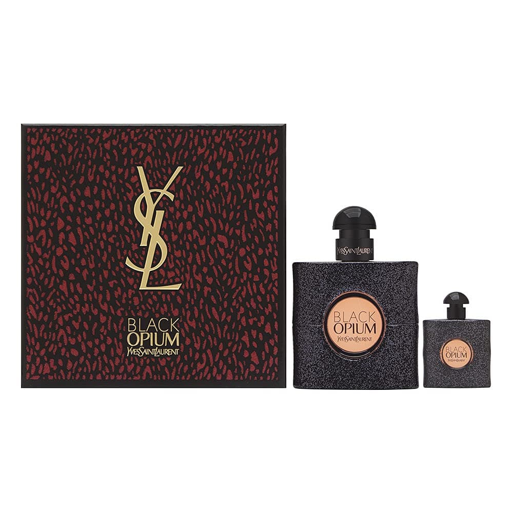 Yves Saint Laurent Yves Saint Laurent Black Opium for Women 2 Piece Travel Set (eau De Parfum Spray 1.6 Ounce + Eau De Parfum Spray 0.25 Ounce), 1....