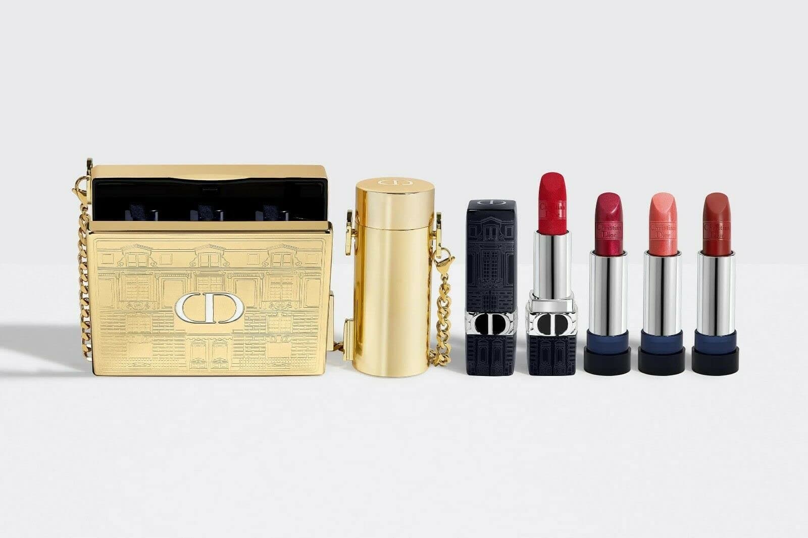 2021 DIOR ROUGE MINAUDIERE THE ATELIER OF DREAMS LIMITED EDITION LIPSTICK SET