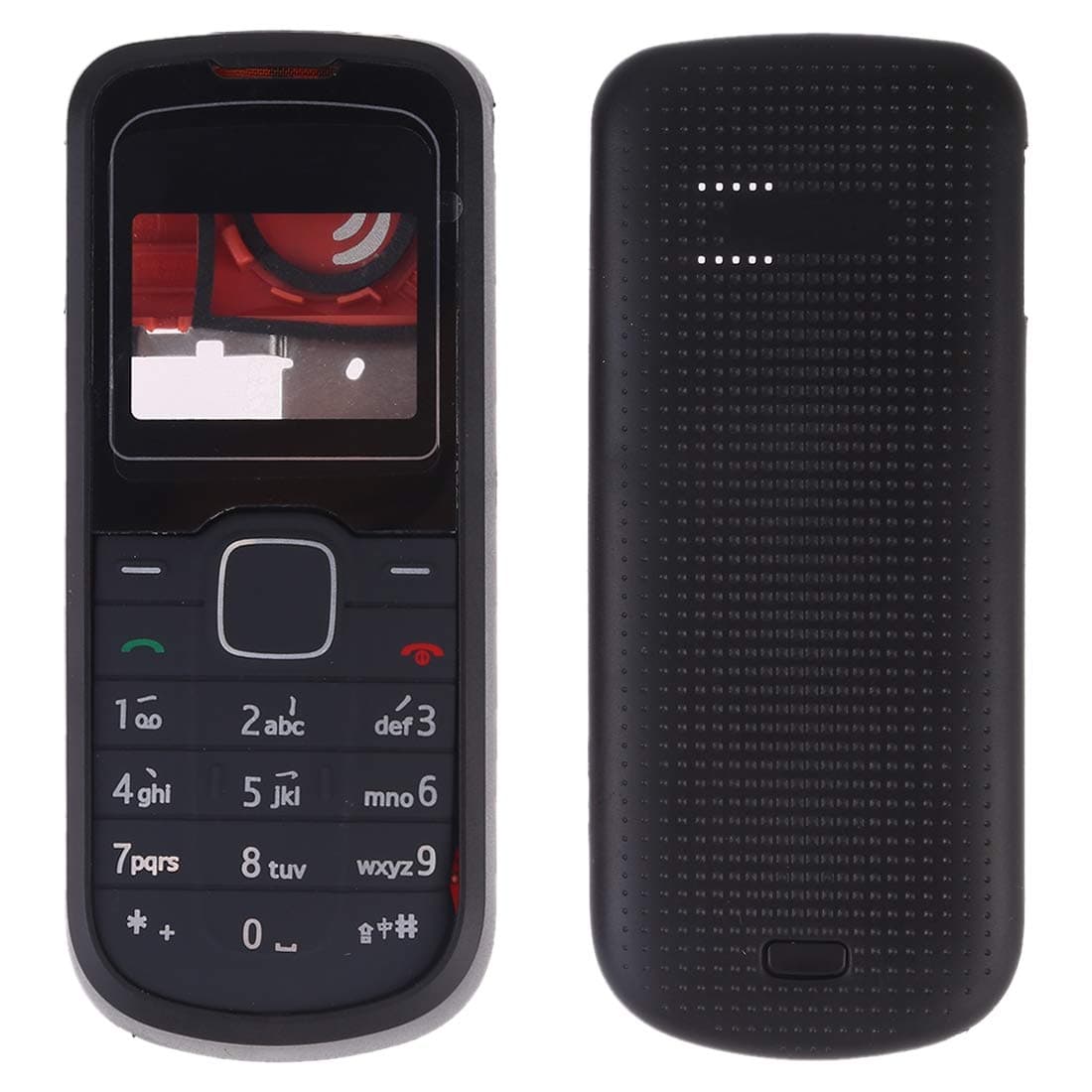 CAOMING Full Housing Cover (Front Cover + Middle Frame Bezel + Battery Back Cover +Keyboard) for Nokia 1202 Durable (Color : Color1)