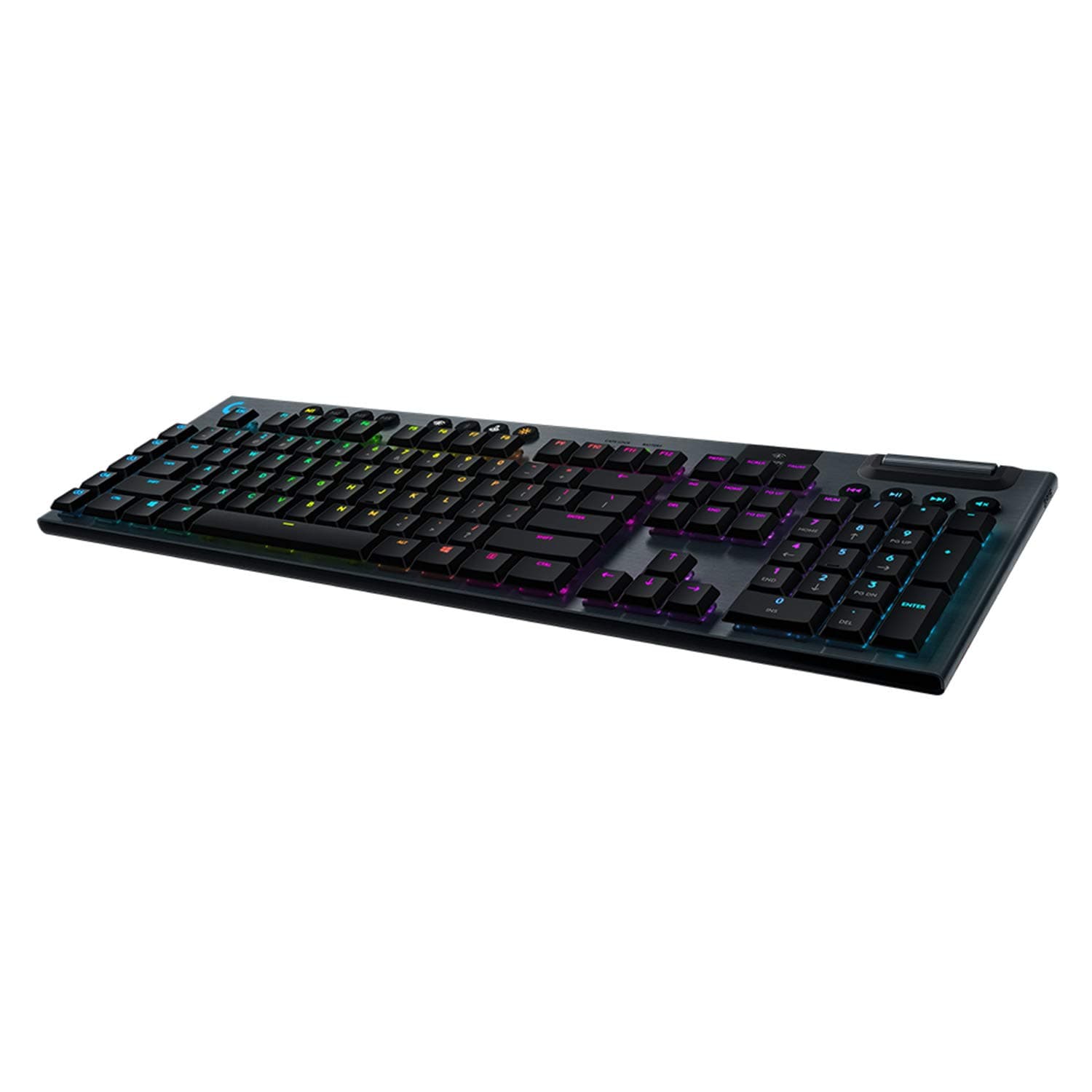 Logitech G915 LIGHTSPEED RGB Mechanical Gaming Keyboard, Low Profile GL Tactile Key Switch, LIGHTSYNC RGB, Advanced LIGHTSPEED Wireless and Bluetoo...