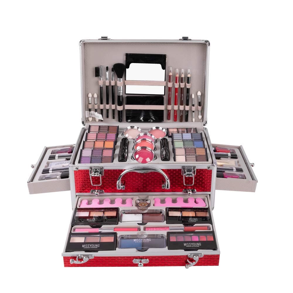 FantasyDay All-in-one Holiday Make up Gift Set | Makeup Kit for Women Full Kit Essential Starter Bundle Include Eyeshadow Palette Lipstick Blush Fo...