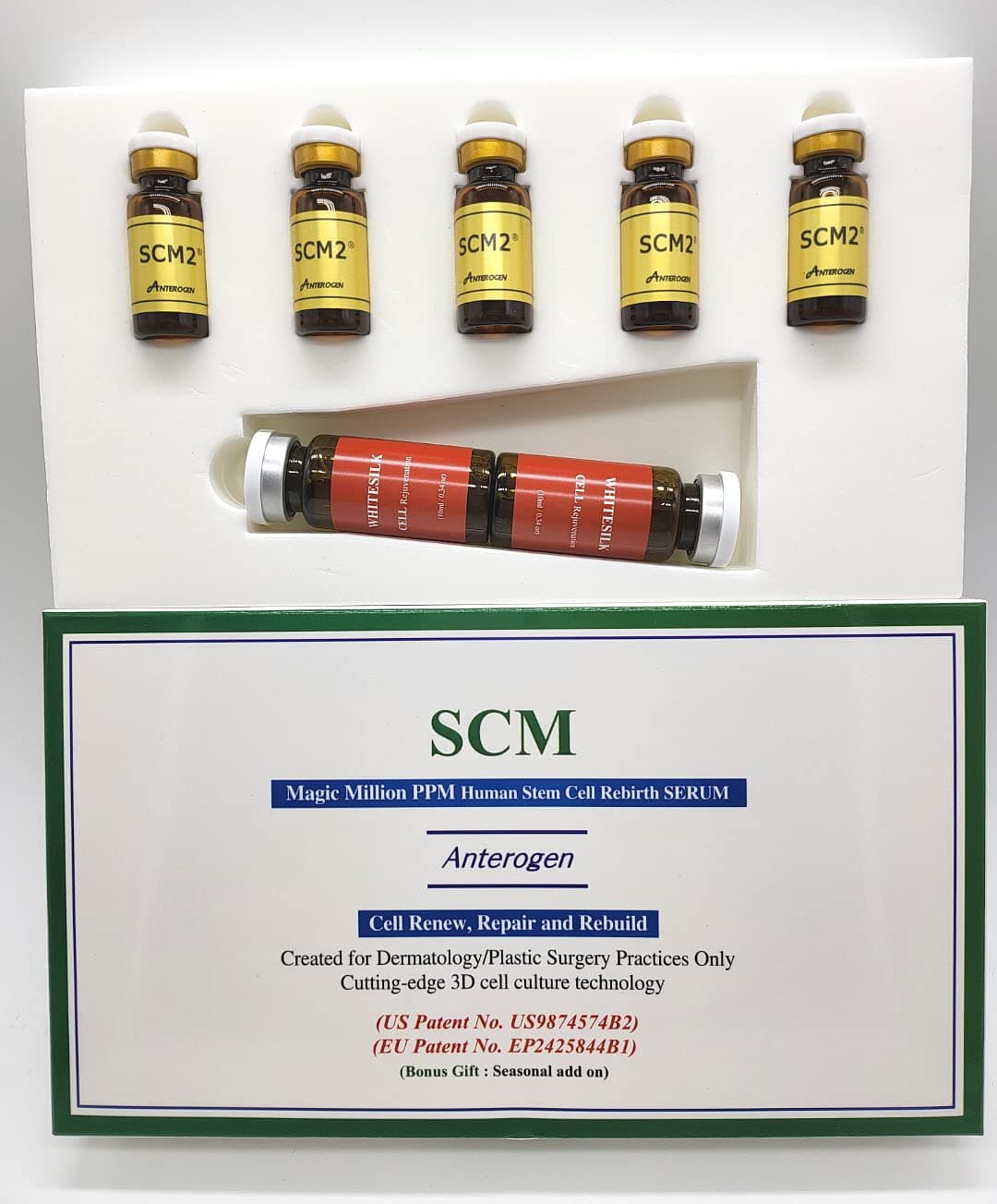 THE SCM2〔Champion Drops〕─ Power Ampoule┃only ONE Ingredient┃Magic Million {1,000,000 PPM} Human Stem Cell Elixir Ampoule┃Professional Strength Medi...