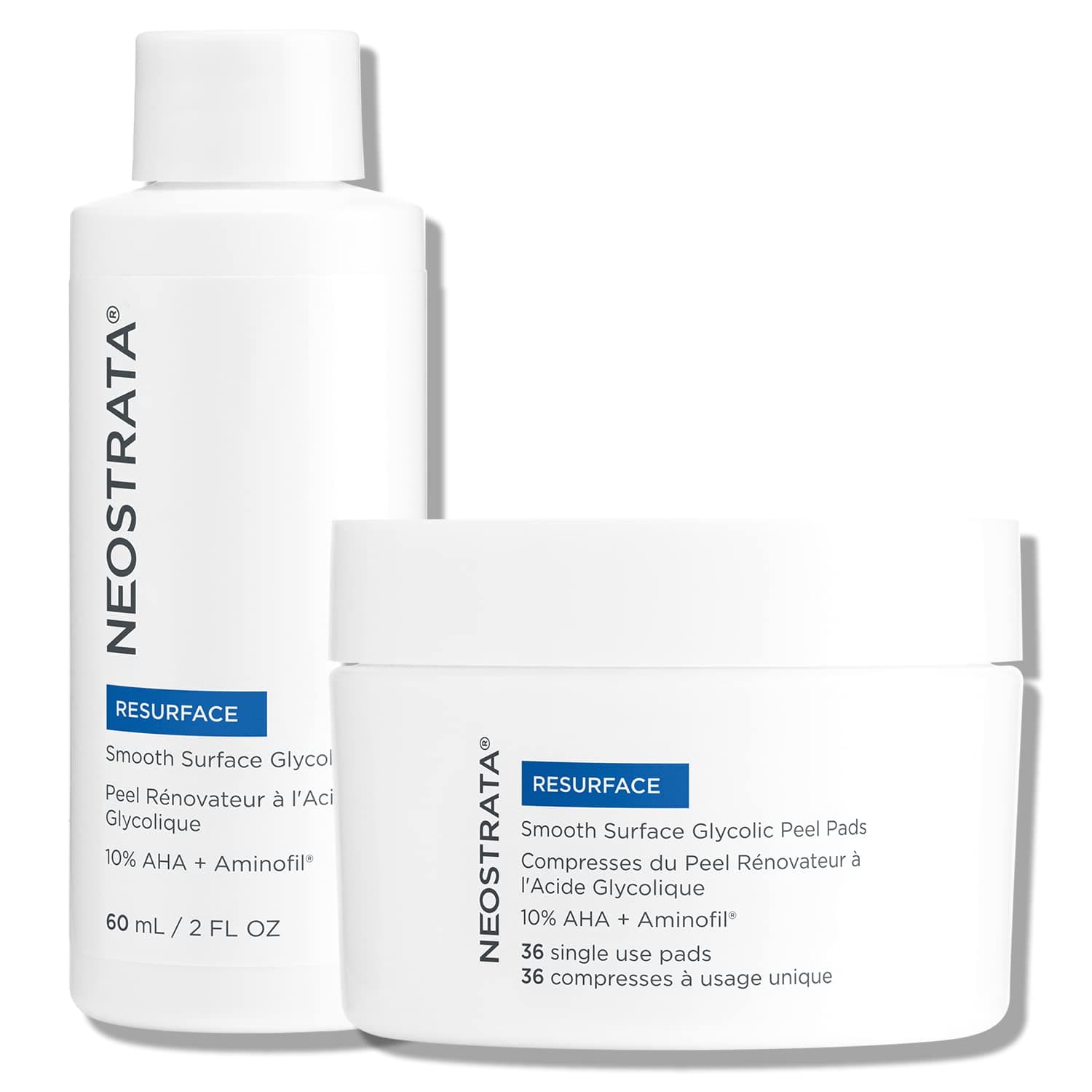 NEOSTRATA Smooth Surface Glycolic At-Home Chemical Peel High-strength Exfoliating Treatment Fragrance-Free, Oil-Free, 2 fl. oz.