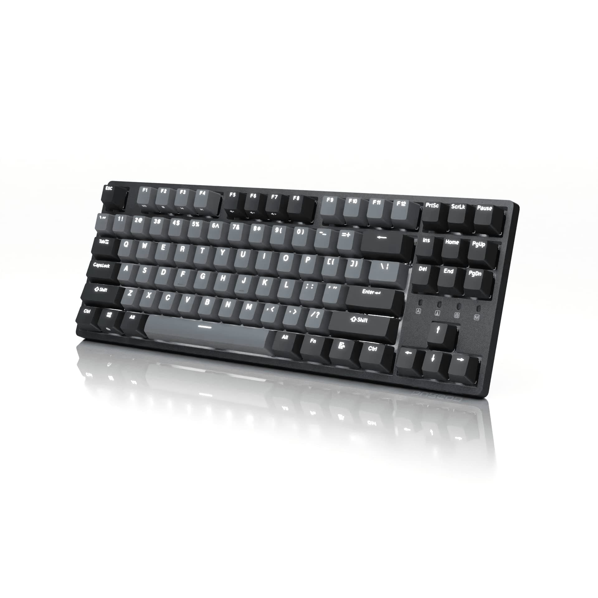 Durgod Taurus K320 TKL Mechanical Keyboard | Backlit | 87 Keys Tenkeyless | USB C Wired | Doubleshot PBT Keycaps | Programmable Keys | NKRO Rollove...