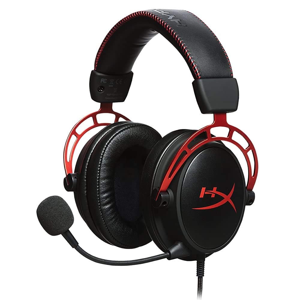 HyperX Cloud Alpha Gaming Headset - Dual Chamber Drivers - Durable Aluminum Frame - Detachable Microphone - Works with PC, PS4, PS4 PRO, Xbox One, ...