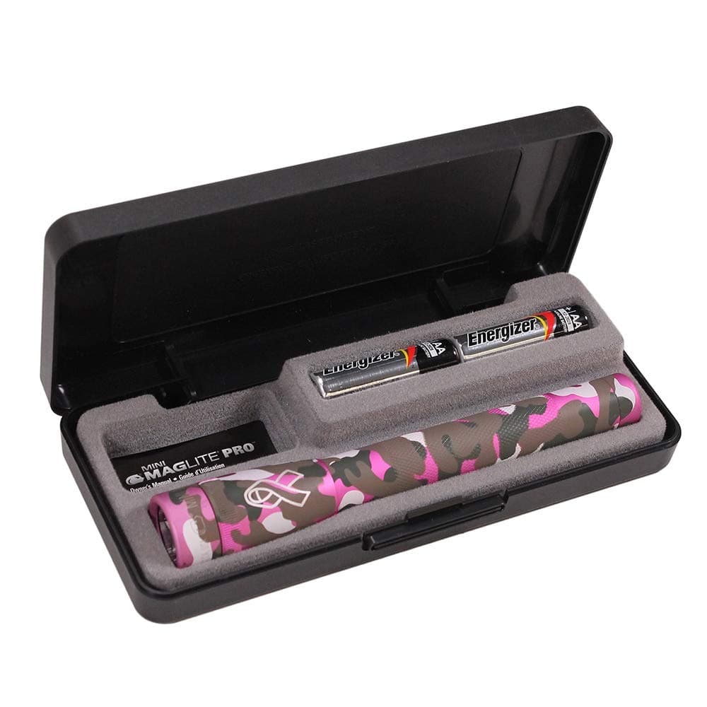 MagLite Mini Pro 2AA LED Pocket/Purse Flashlight - National Breast Cancer Foundation Special Edition