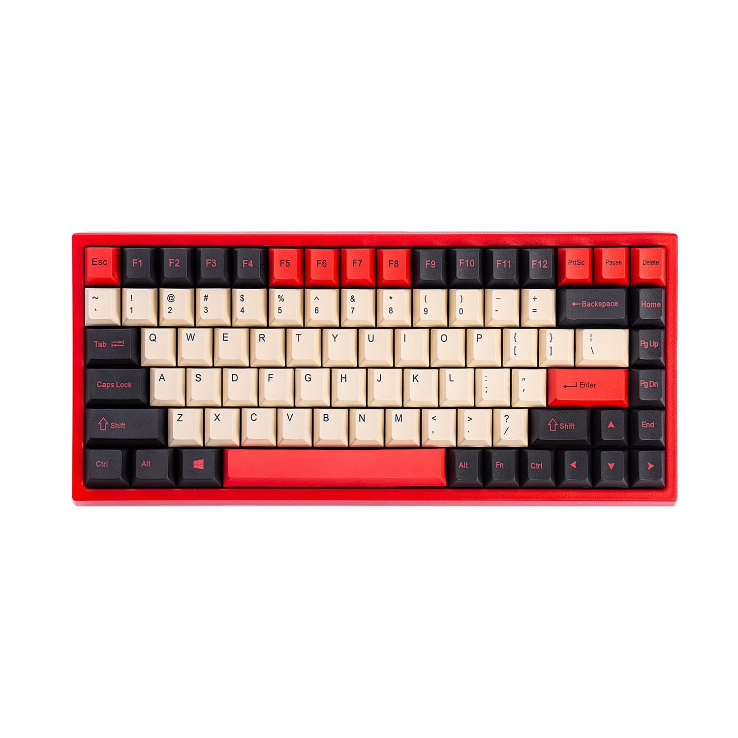 YUNZII KC84 SP 84 Keys Hot Swappable Mechanical Keyboard with PBT Dye-subbed Keycaps, RGB,NKRO Programmable Keyboard (Gateron Blue Switch, Carving ...