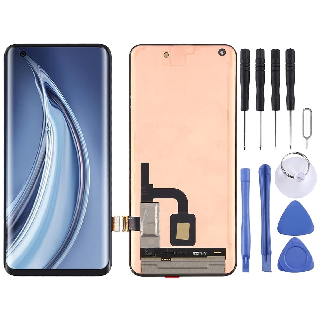 LIAOTIAN Mobile Phone LCD Screen AMOLED Material LCD Screen and Digitizer Full Assembly for Xiaomi Mi 10S Phone Replacement Parts