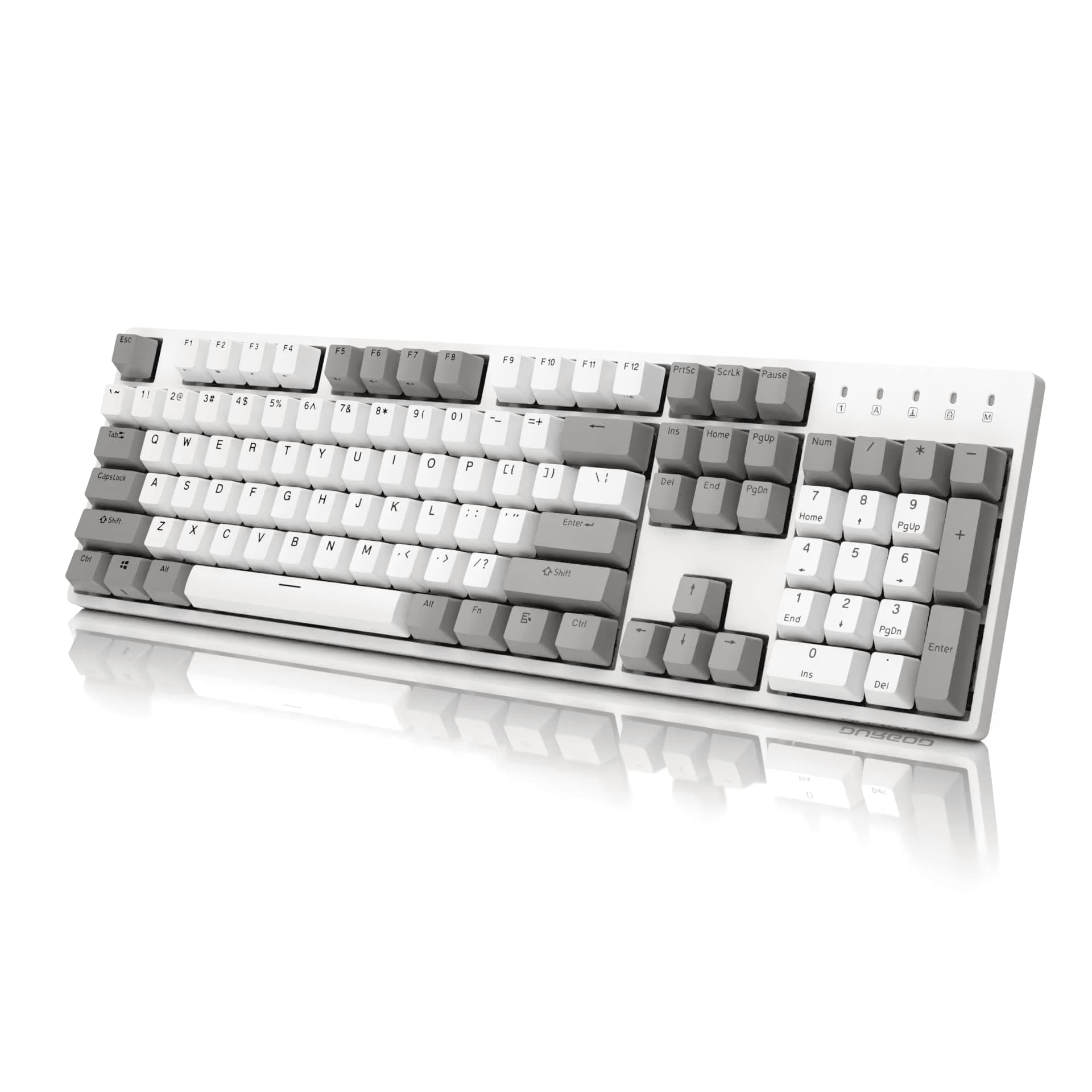 Durgod Taurus K310 Mechanical Keyboard | 104 Keys Full Size | USB C Wired | Doubleshot PBT Keycaps | Programmable Keys | NKRO Rollover | for Window...