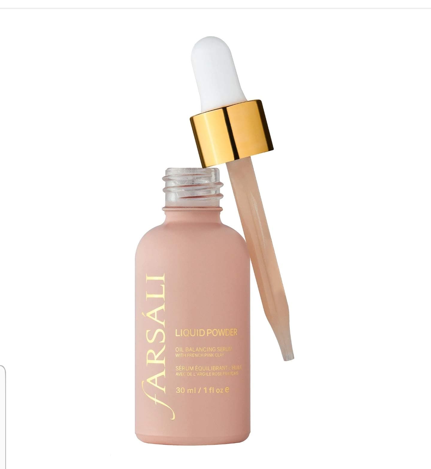 Farsali Liquid Powder Oil Balancing Serum with French Pink Clay