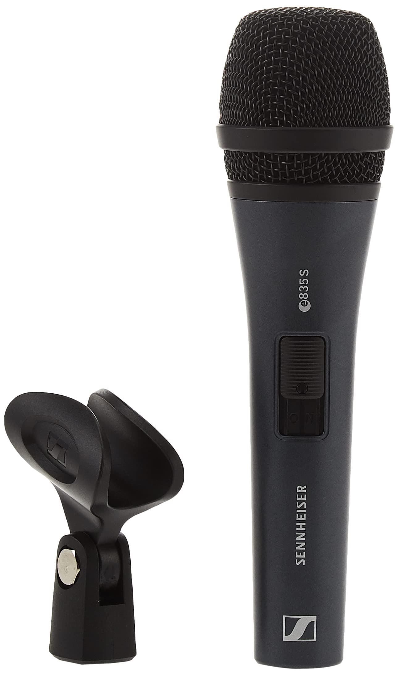 Sennheiser Professional E 835-S Dynamic Cardioid Vocal Microphone with On/Off Switch