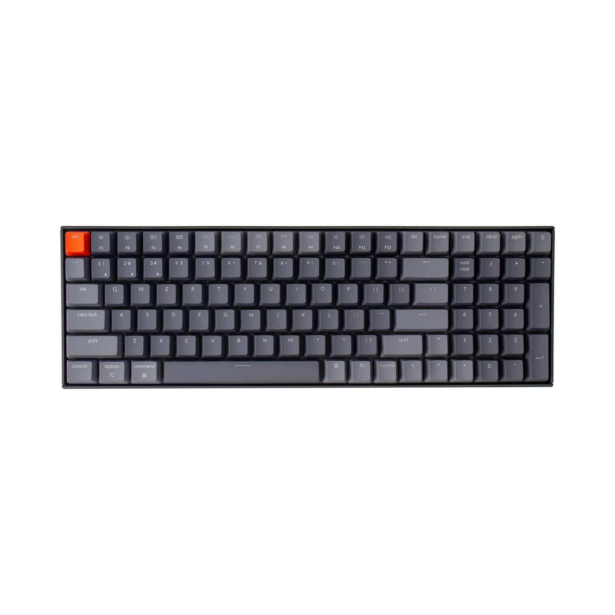 Keychron K4 Hot swappable Wireless Bluetooth/USB Wired Mechanical Gaming Keyboard, 96% Layout 100 Keys Computer Keyboard with Gateron G Pro Brown S...