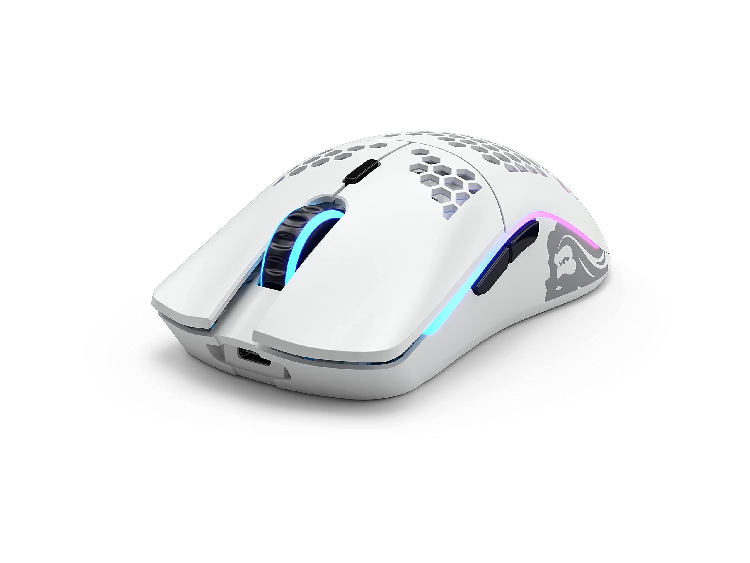 Glorious Model O Wireless Gaming Mouse - RGB Wireless Gaming Mouse (RENEWED) (Matte White)