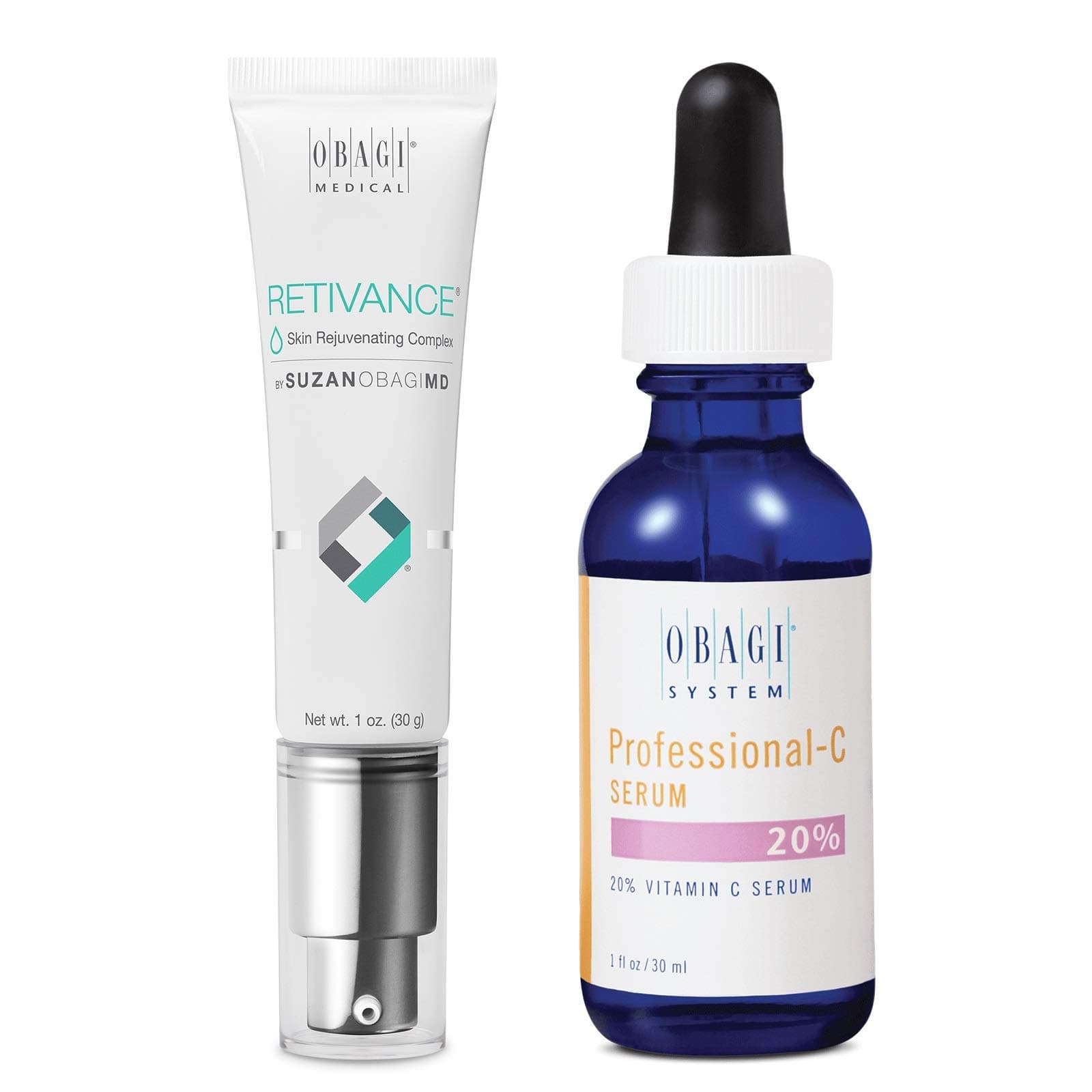Obagi Medical Retivance Skin Rejuvenating Complex and Professional C Vitamin C Facial Serum