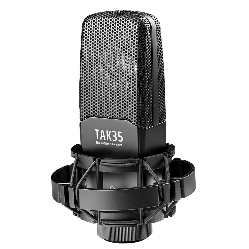 TAKSTAR Recording Microphone Wired Condenser Microphone, Shock Mount and Windscreen for Studio Broadcasting Stage Performance Instrument Recording ...