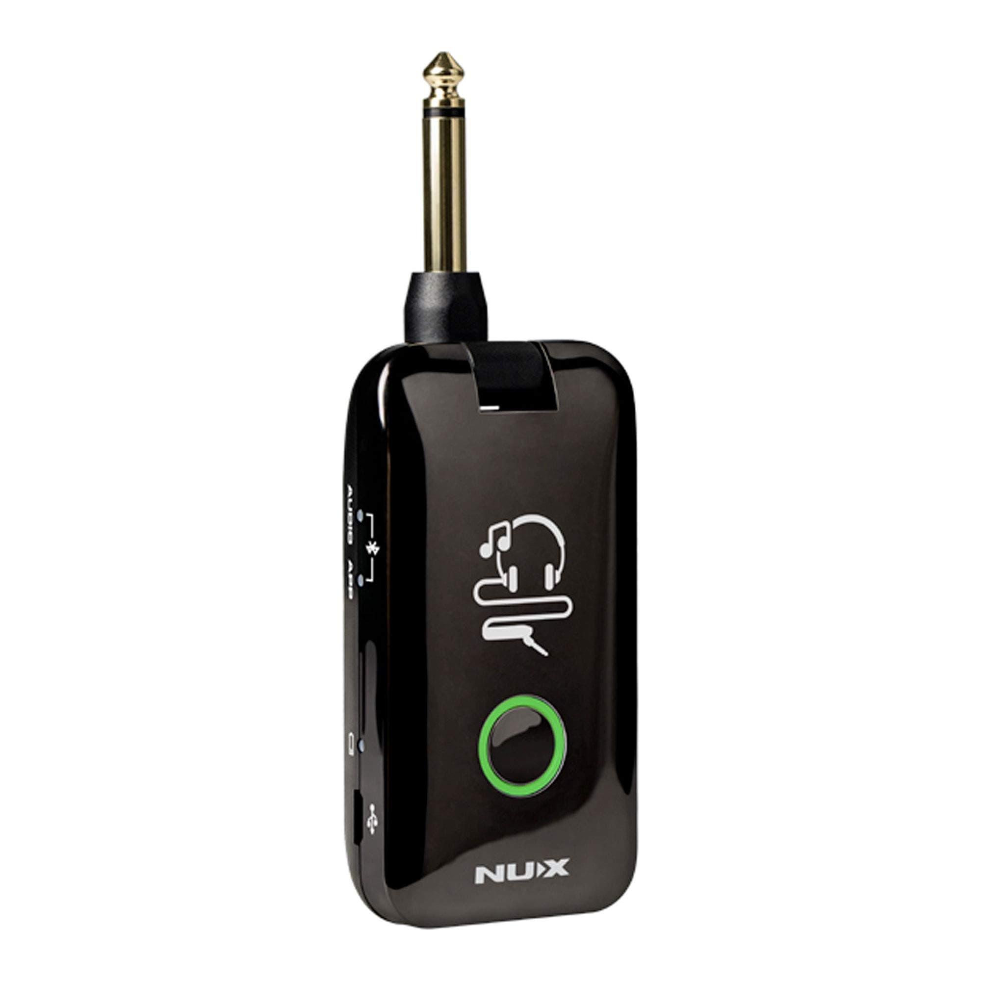 NUX Mighty Plug MP-2 Guitar and Bass Modeling Headphone Amplug with Bluetooth,13 Amplifier Models,20 IR,19 Variety of Effects