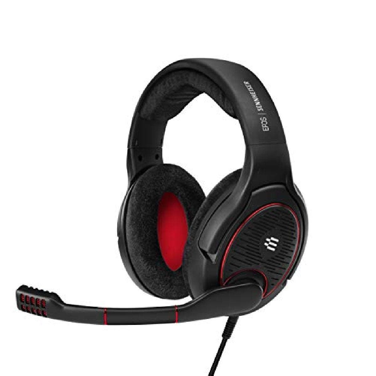 EPOS I Sennheiser GAME ONE Gaming Headset, Open Acoustic, Noise-canceling mic, Flip-To-Mute, XXL plush velvet ear pads, compatible with PC, Mac, Xb...
