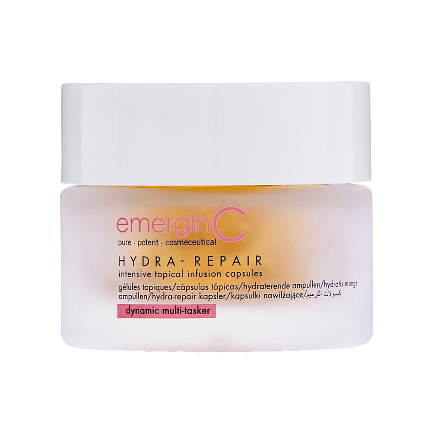 emerginC Hydra-Repair Intensive Topical Infusion Capsules - Moisturizing Face Serum Caps with Vitamin E + Ceramides for Dry Skin - Helps to Hydrate...