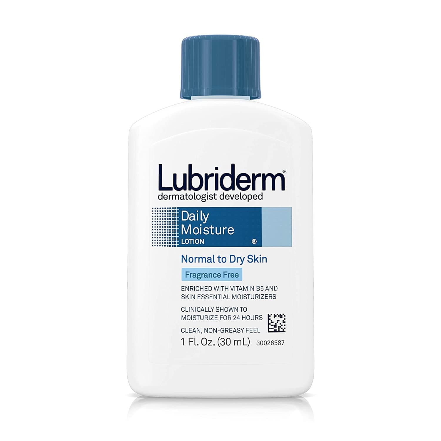Lubriderm Fragrance Free Daily Moisture Lotion, 1 Ounce - 72 per case.