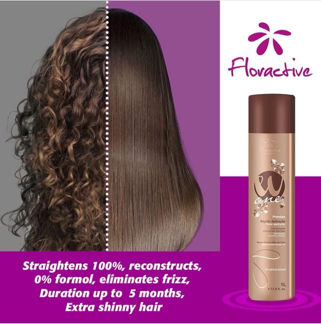 W One Professional Hair Treatment.Ozone Protein + Coconut Oil 1L Fast Acting