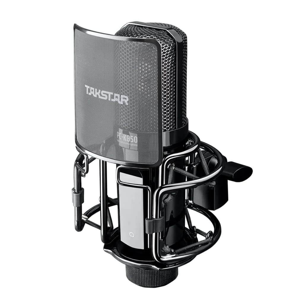 XLR Condenser Microphone with 34mm Large Diaphragm, Takstar High Sensitivity Cardioid Studio Mic for Recording, Podcasting, Streaming, Voice Overs,...