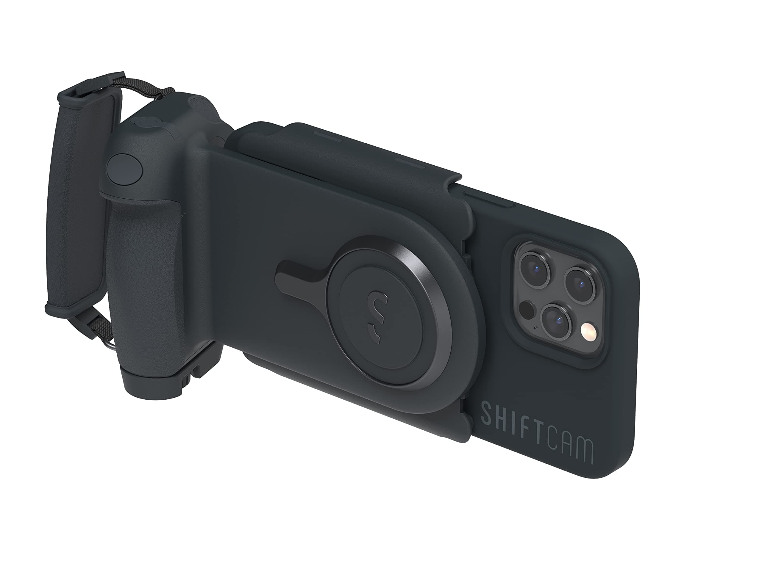 ShiftCam ProGrip Starter Kit - DSLR Style Mobile Battery Grip - Wireless Shutter Button - Built in Powerbank - Qi Wireless Charging - Freestanding ...