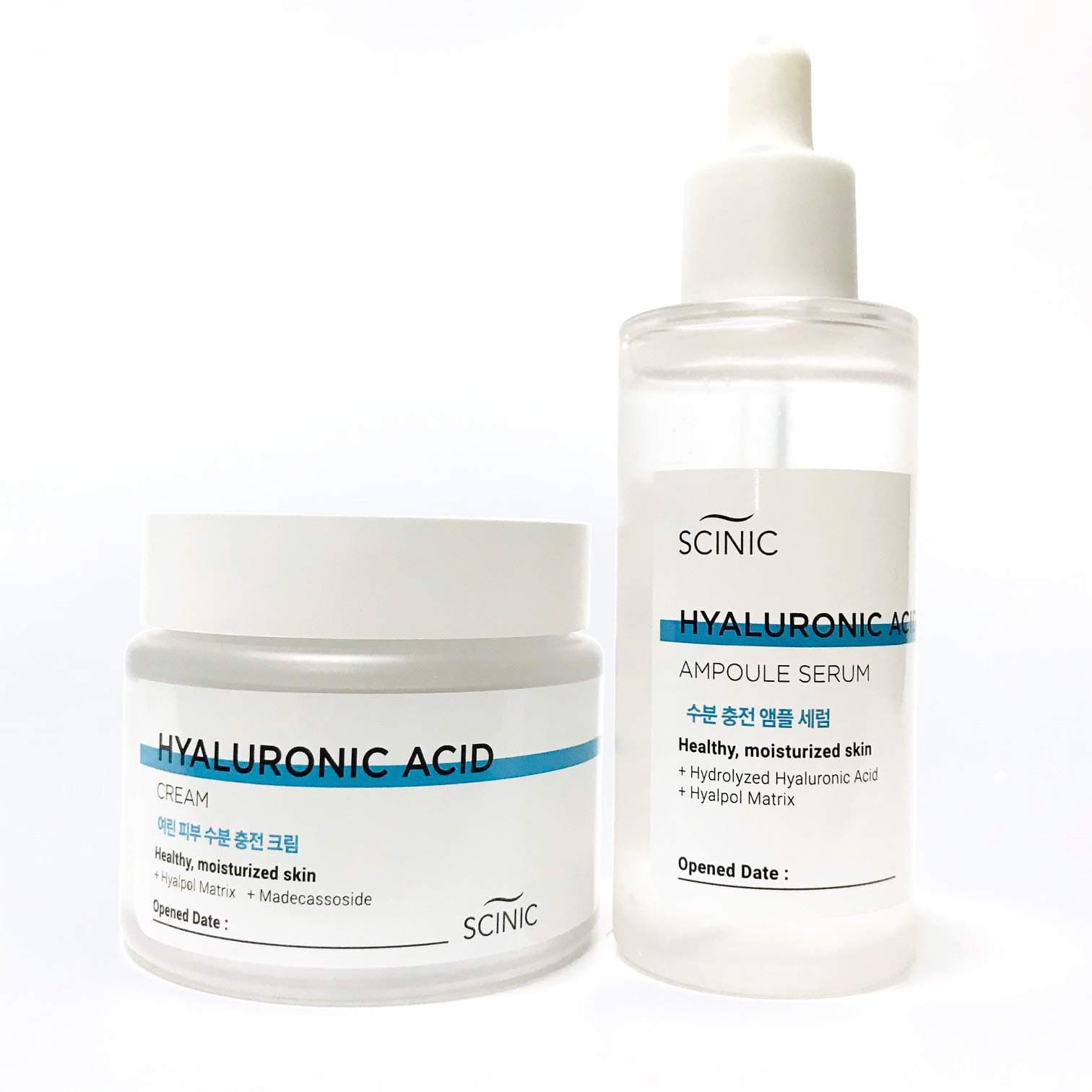 SCINIC Hyaluronic ACID Ampoule Serum & Cream Set