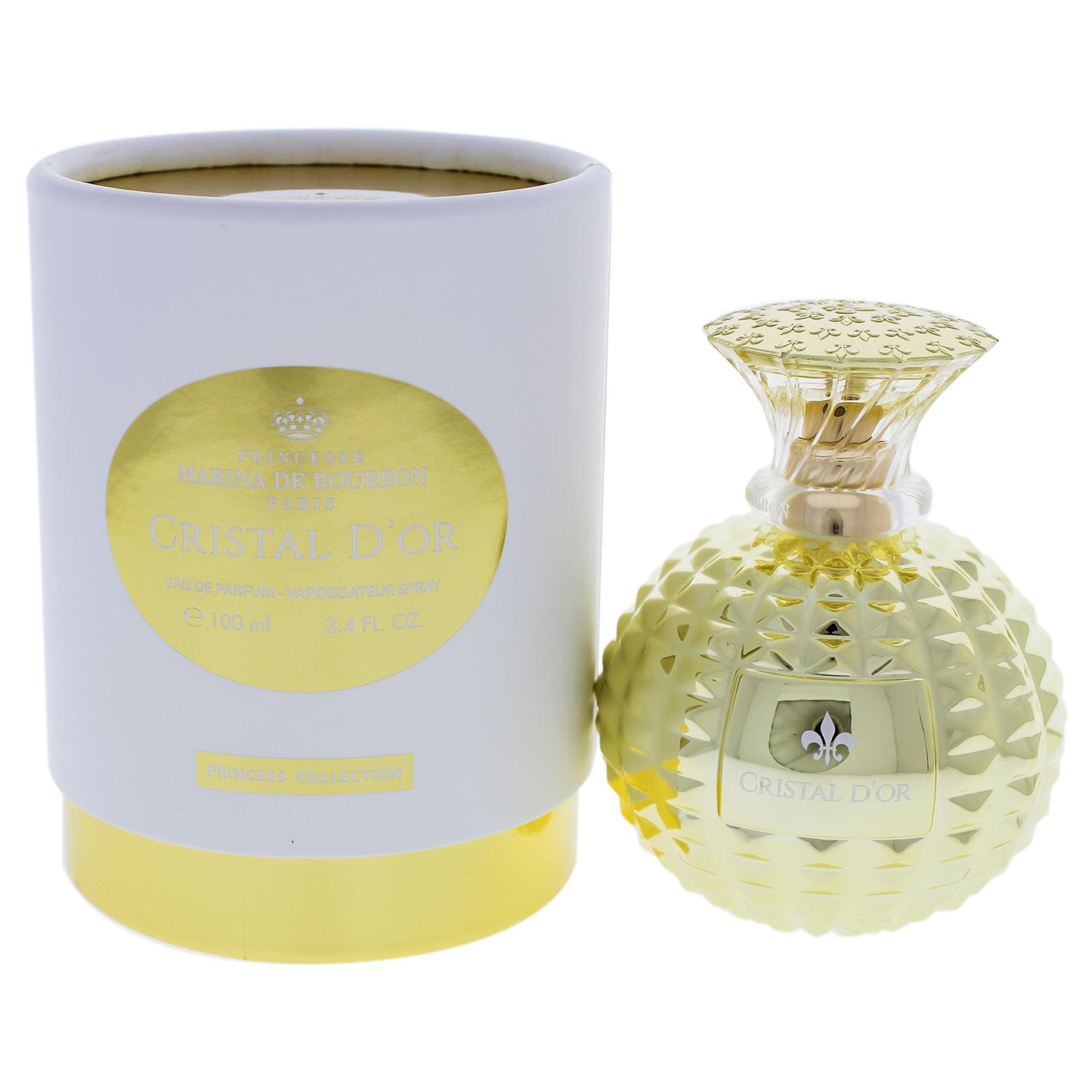 Princesse Marina De Bourbon - Cristal D'Or For Women - Notes Of Raspberry, Jasmine Sambac And Vanilla - A Modern And Elegant Fragrance - Scent ...