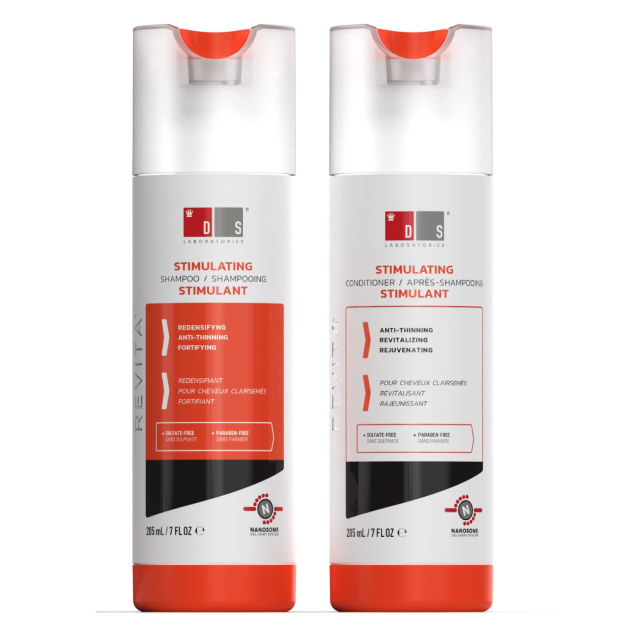 Revita Shampoo and Conditioner for Thinning Hair by DS Laboratories - Volumizing and Thickening for Men and Women, Supports Hair Growth, Hair Stren...