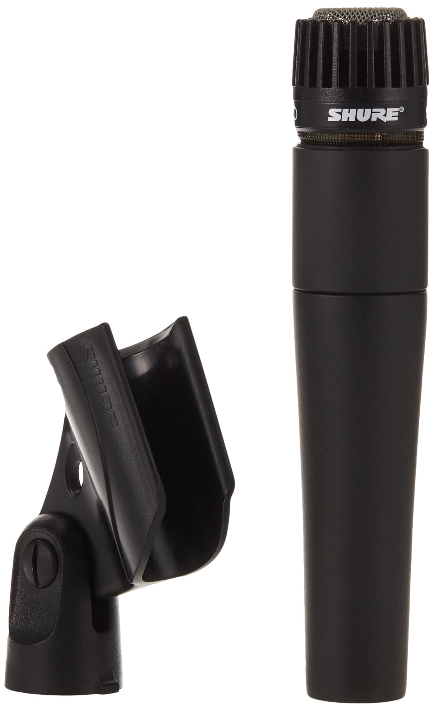 Shure SM57-LCE Cardioid Dynamic Instrument Microphone with Pneumatic Shock Mount, A25D Mic Clip, Storage Bag, 3-pin XLR Connector, No Cable Include...